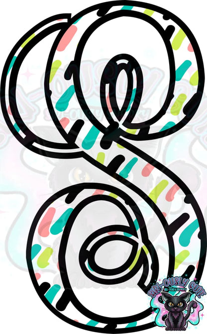 Colored Dottie Monogram Monogram