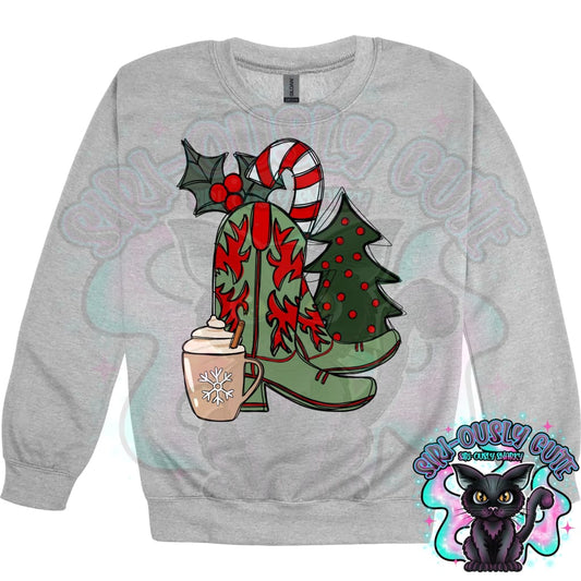 Cowboy boot christmas Clothing