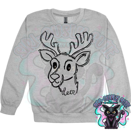 Doodle Mascots Deer Mascot