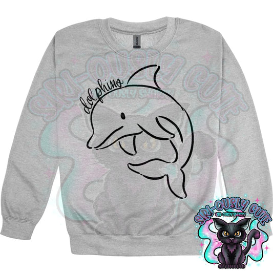 Doodle Mascots Dolphins Mascot