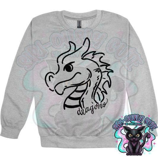 Doodle Mascots Dragons Mascot