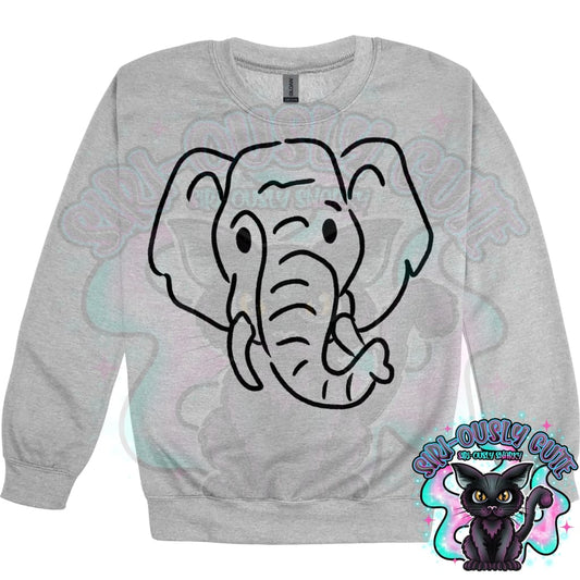 Doodle Mascots Elephants Mascot