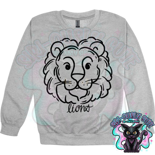 Doodle Mascots Lions Mascot