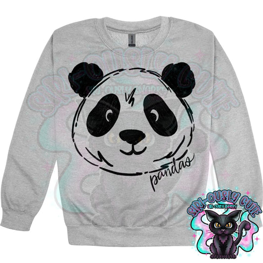 Doodle Mascots Pandas Mascot