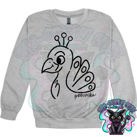 Doodle Mascots Peacocks Mascot
