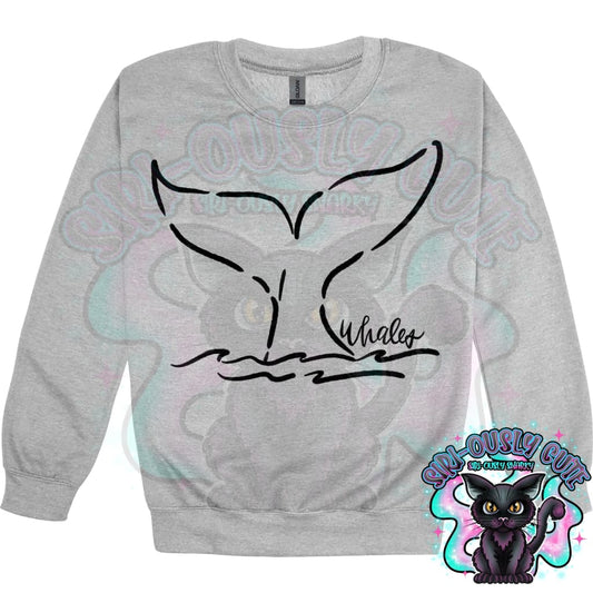 Doodle Mascots Whales Mascot
