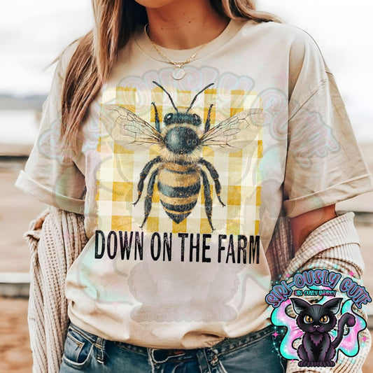 Down On The Farm Plaid Bee Clothing