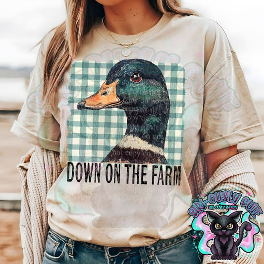 Down On The Farm Plaid Duck Clothing
