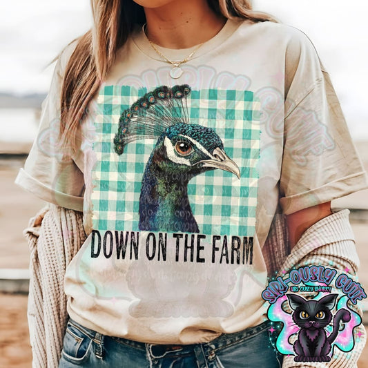 Down On The Farm Plaid Peacock Clothing