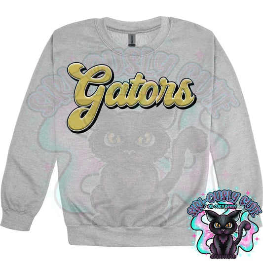 Faux 3D Puff Gators Vegas Gold Mascot