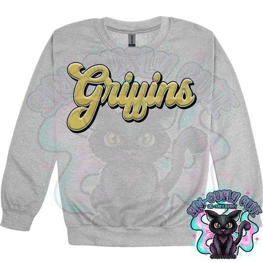 Faux 3D Puff Griffins Vegas Gold Mascot