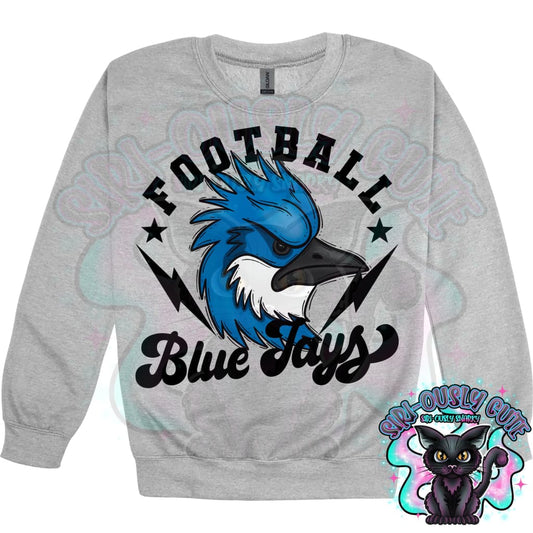 Football Bolts Blue Jays Mascot