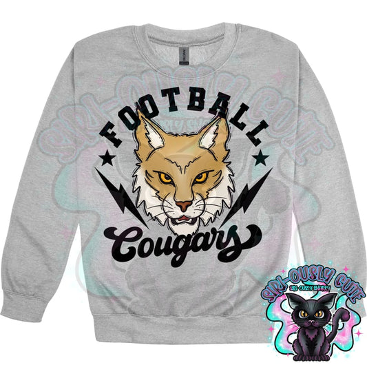Football Bolts Cougars Mascot