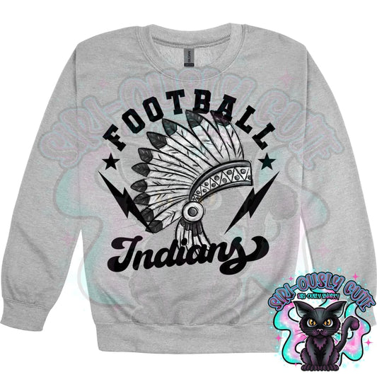 Football Bolts Indians 2 Mascot