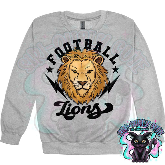 Football Bolts Lions Mascot