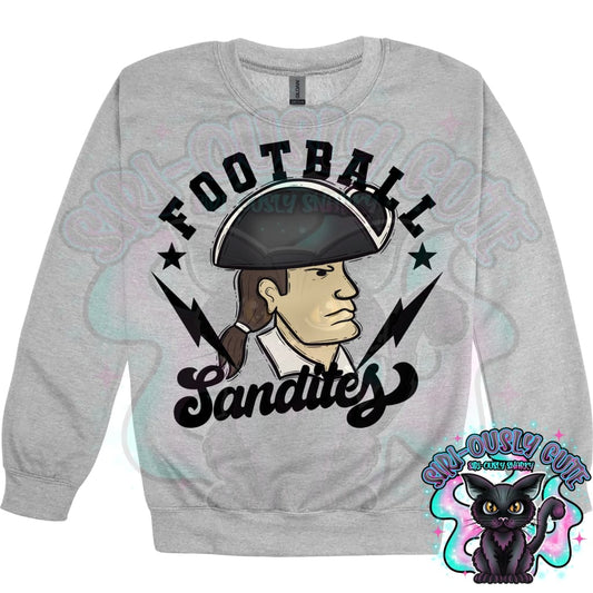 Football Bolts Sandites Mascot