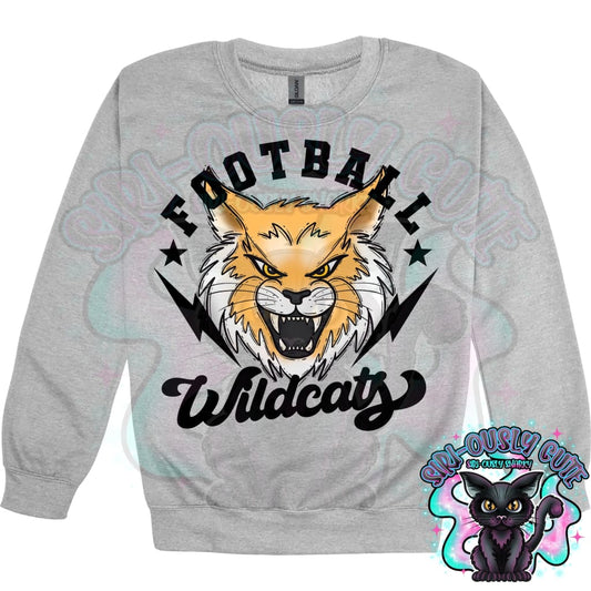 Football Bolts Wildcats Mascot