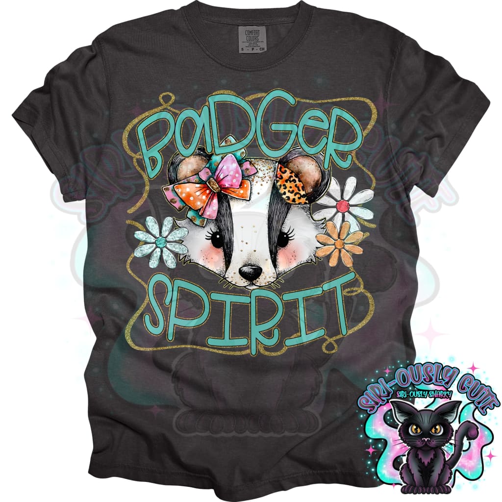 Funky Retro Spirit Badger Mascot