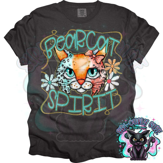 Funky Retro Spirit Bearcat Mascot