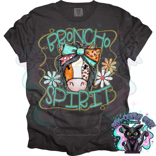 Funky Retro Spirit Broncho Mascot