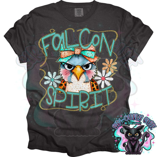 Funky Retro Spirit Falcon Mascot