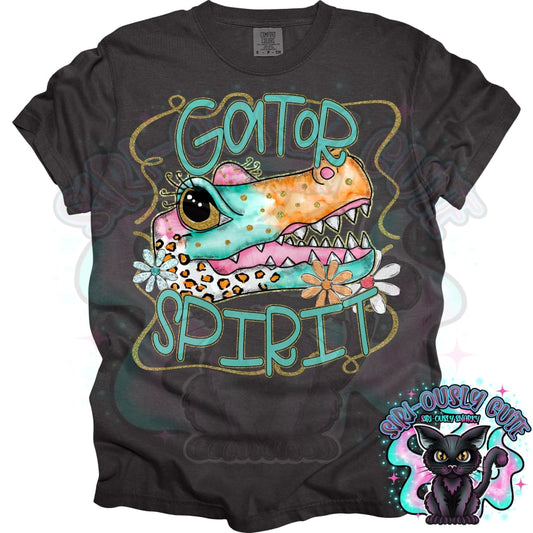 Funky Retro Spirit Gator Mascot