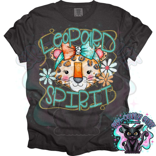 Funky Retro Spirit Leopard Mascot