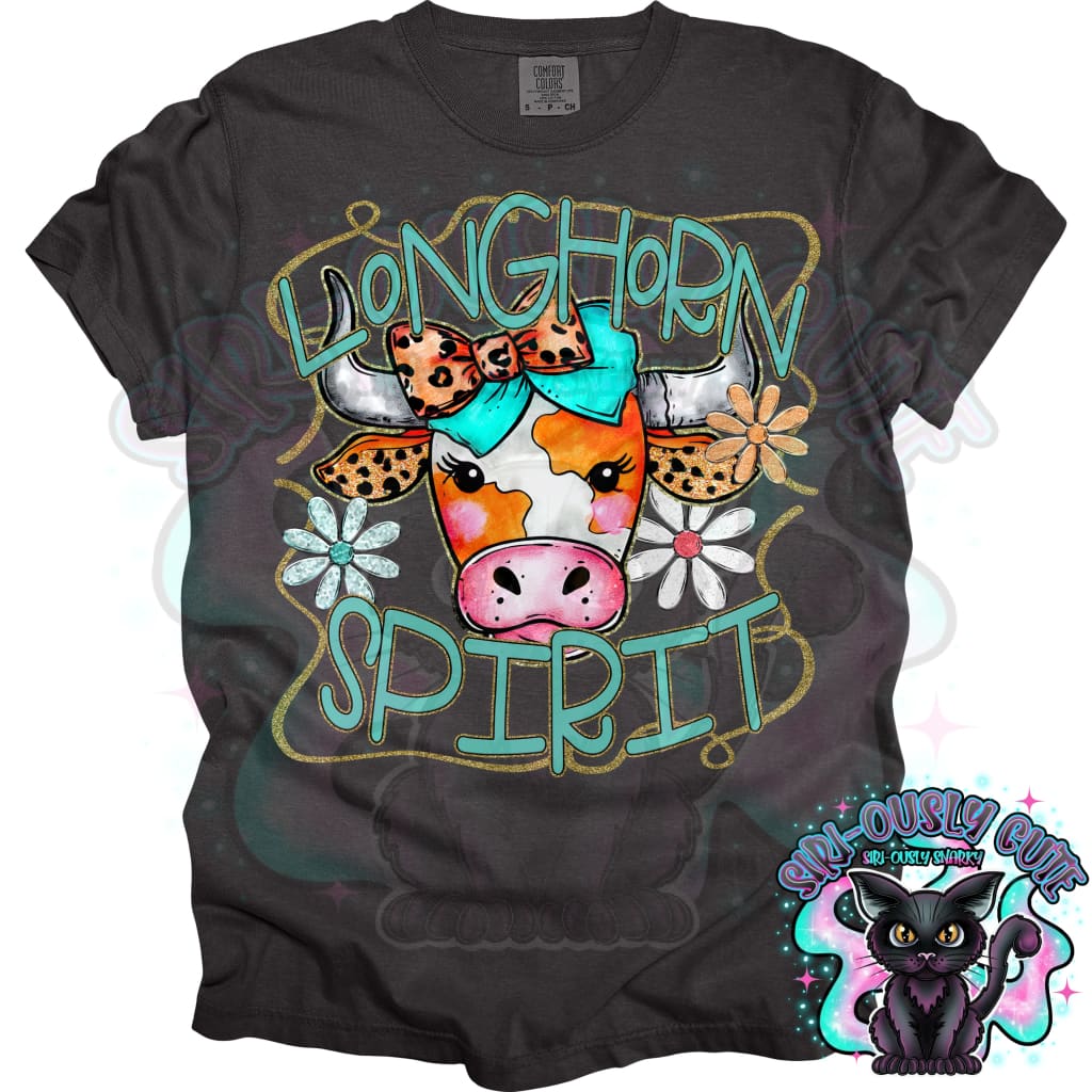Funky Retro Spirit Longhorn Mascot