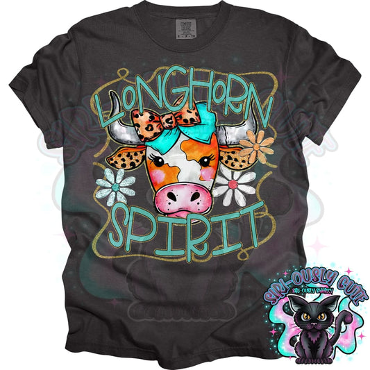 Funky Retro Spirit Longhorn Mascot