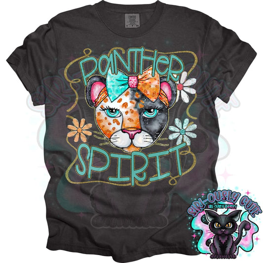 Funky Retro Spirit Panther Mascot