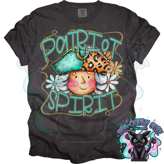 Funky Retro Spirit Patriot Mascot