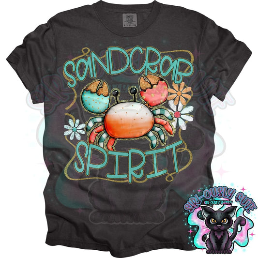Funky Retro Spirit Sandcrab Mascot