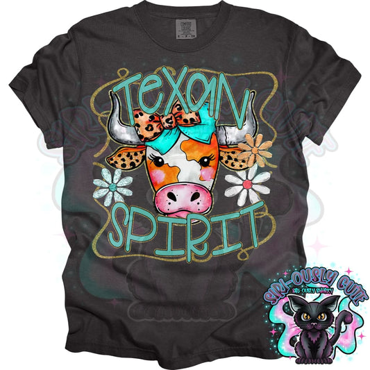 Funky Retro Spirit Texan Mascot
