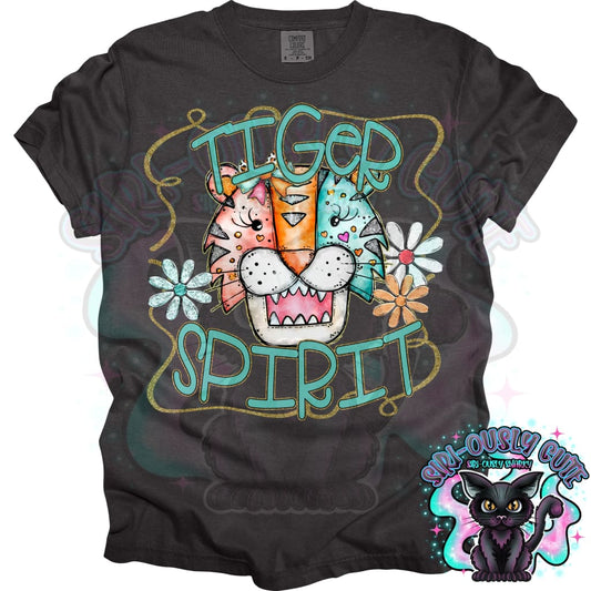 Funky Retro Spirit Tiger Mascot