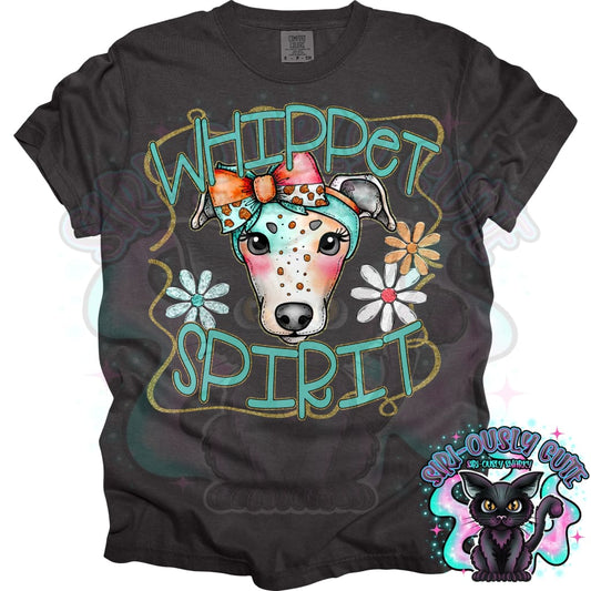 Funky Retro Spirit Whippet Mascot