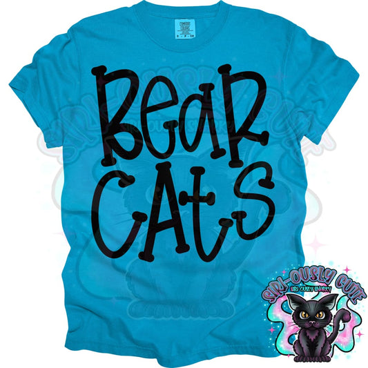 Funky Serif Bearcats Mascot