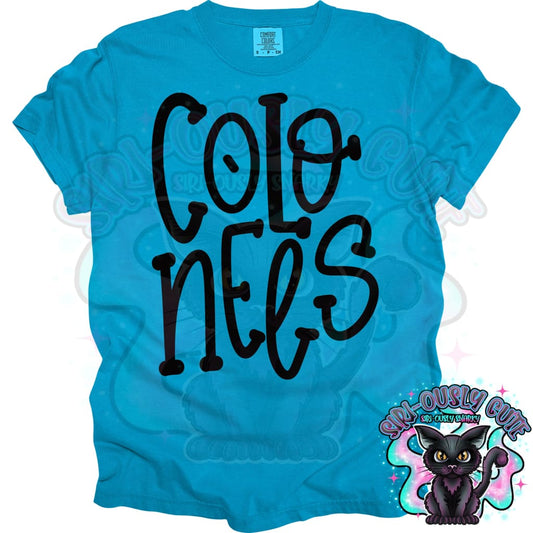 Funky Serif Colonels Mascot