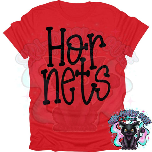 Funky Serif Hornets Mascot