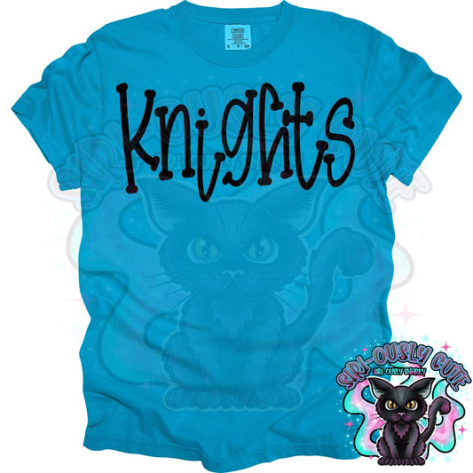 Funky Serif Knights Mascot