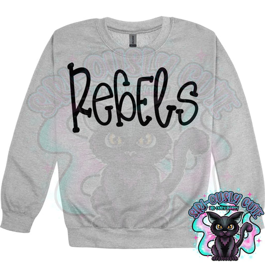 Funky Serif Rebels Mascot