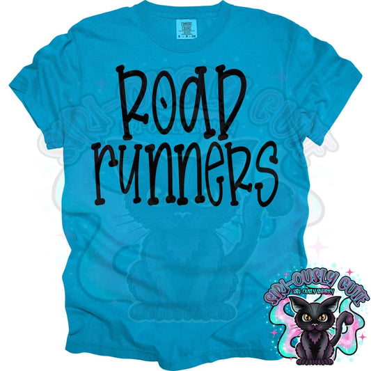 Funky Serif Roadrunners Mascot