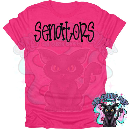 Funky Serif Senators Mascot
