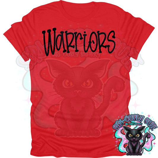 Funky Serif Warriors Mascot