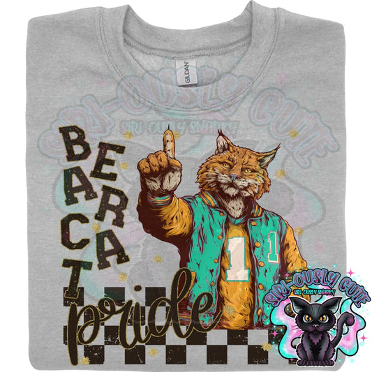 Grunge Mascots Bearcat Mascot