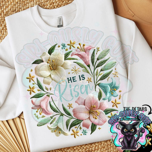 He Is Risen Floral Clothing