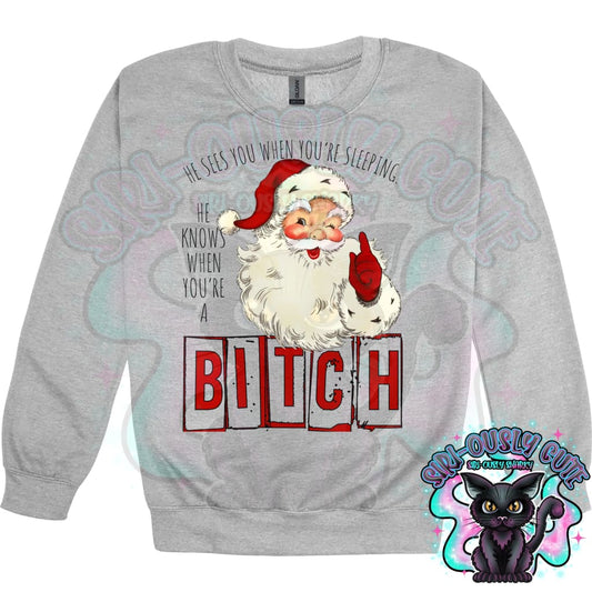 He Sees You When You’re Sleeping Clothing
