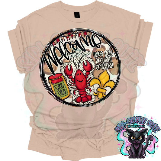 Hope You Brought Crawfish Round Clothing