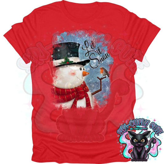 Let It Snow Snowman Clothing