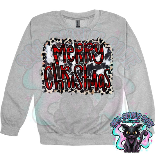 Merry Christmas Cowhide Clothing