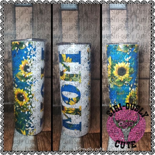 Mom - Teal Sunflower Tumbler Tumblers